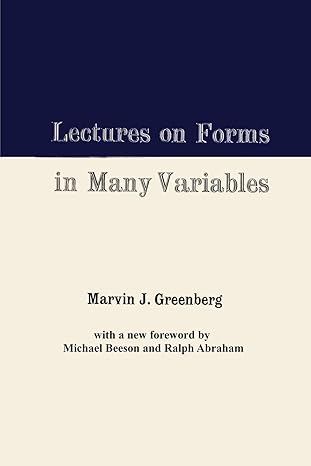 lectures on forms in many variables 1st edition marvin j greenberg ,sam sloan 4871877302, 978-4871877305