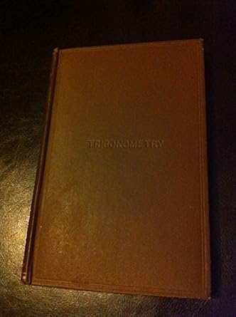 tutorial trigonometry 1st edition william briggs 0723103739, 978-0723103738