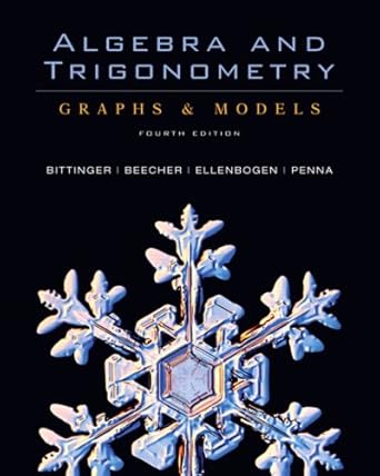 algebra and trigonometry graphs and models and graphing calculator manual package value pack 4th edition
