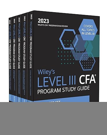 wiley s level iii cfa program study guide 2023 complete set 1st edition wiley 1119932998, 978-1119932994
