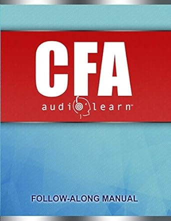 cfa audiolearn complete audio review for chartered financial analyst level one exam 1st edition audiolearn