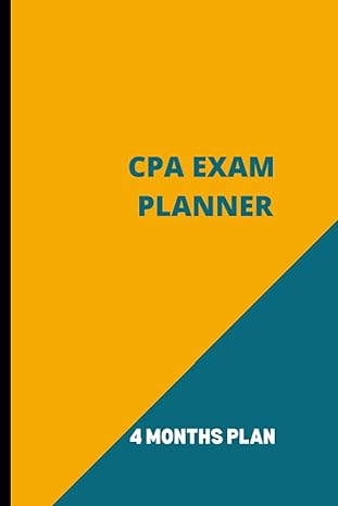 cpa exam planner 3 4 months of preparation 1st edition creative journaling b0brlvr648