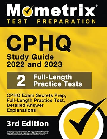 cphq study guide 2022 and 2023 cphq exam secrets prep full length practice tests detailed answer explanations