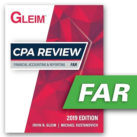 cpa fin acad 2019 1st edition irvin n. gleim 1618542192, 978-1618542199