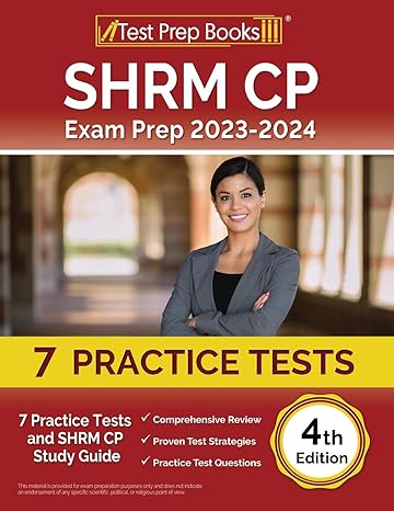 shrm cp exam prep 2023 2024 7 practice tests and shrm study guide 4th edition joshua rueda 1637757654,