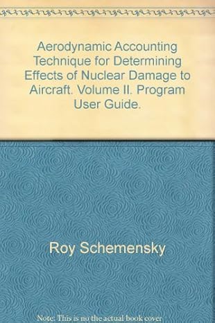 aerodynamic accounting technique for determining effects of nuclear damage to aircraft volume ii program user