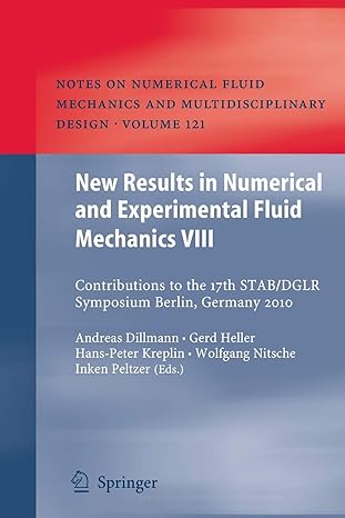 new results in numerical and experimental fluid mechanics viii contributions to the 17th stab/dglr symposium