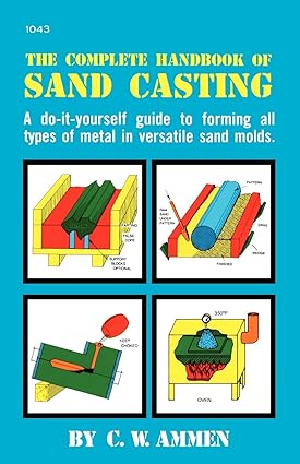 the complete handbook of sand casting 1st edition c ammen 083061043x, 978-0830610433