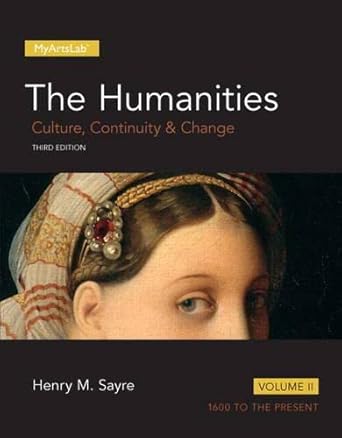 humanities culture continuity and change volume ii the plus new mylab arts access card package 3rd edition