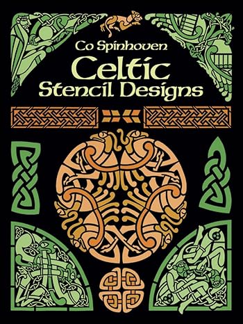 celtic stencil designs 1st edition co spinhoven 0486264270, 978-0486264271