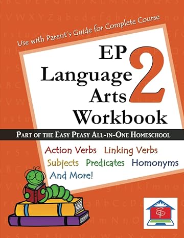 ep language arts 2 workbook 1st edition tina rutherford ,lee giles 1539168204, 978-1539168201