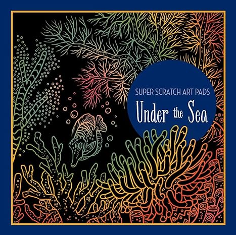 super scratch art pads under the sea 1st edition union square kids 1454932376, 978-1454932376