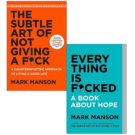 mark manson collection 2 books set 1st edition mark manson 9124238341, 978-9124238346