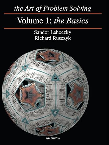 the art of problem solving vol 1 the basics 7th edition sandor lehoczky, richard rusczyk 0977304566,