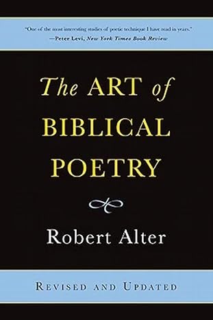 the art of biblical poetry revised edition robert alter 0465022561, 978-0465022564
