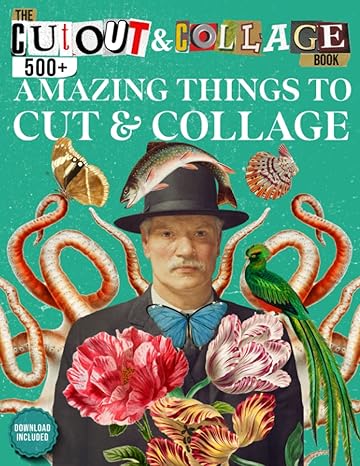 the cut out and collage book 500+ amazing things to cut and collage people animals insects and butterflies