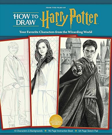 how to draw harry potter 1st edition steve behling, corina st. martin 1645173607, 978-1645173601