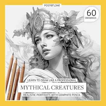 learn to draw like a professional mythical creatures realistic portraits with graphite pencil realistic