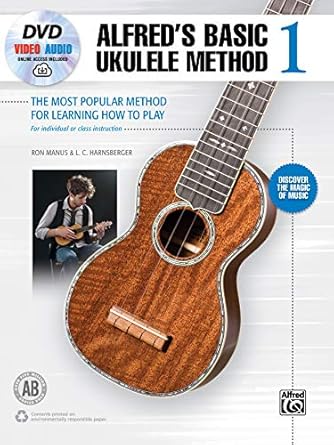 alfreds basic ukulele method 1 the most popular method for learning how to play book dvd and online