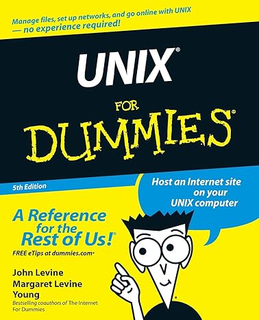 unix for dummies 1st edition john r levine ,margaret levine young 0764541471, 978-0764541476