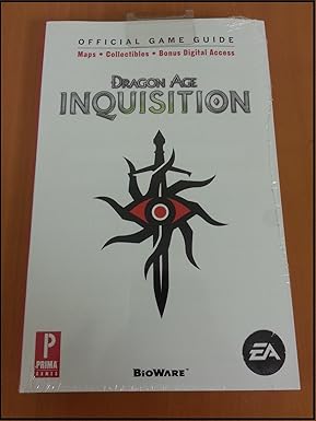 dragon age inquisition prima official game guide pap/psc/ps edition david knight 0804162948, 978-0804162944