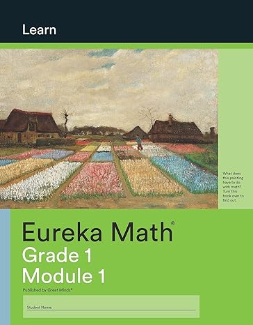 eureka math grade 1 learn workbook #1 1st edition great minds 1640540504, 978-1640540507