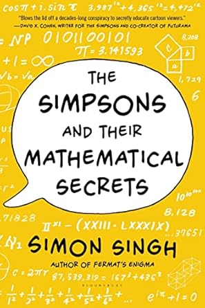 the simpsons and their mathematical secrets 1st edition simon singh 1620402785, 978-1620402788