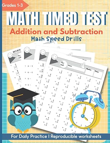 math timed test mad minutes math drills addition and subtraction 100days of speed drills to improve