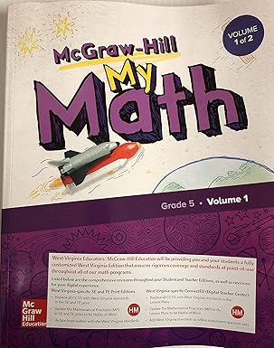 mcgraw hill my math grade 5  volume 1 1st edition altieri, mcgraw hill 0079057659, 978-0079057655