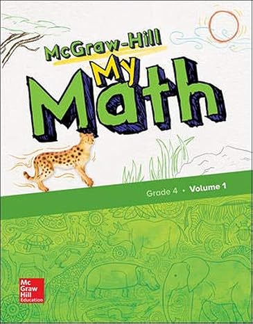 mcgraw hill my math grade 4  volume 1 1st edition altieri, mcgraw hill 0079057632