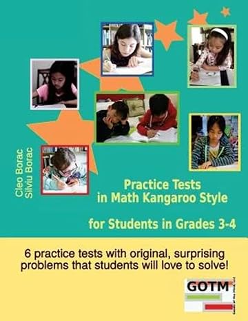 practice tests in math kangaroo style for students in grades 3 4 1st edition cleo borac ,silviu borac