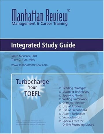 manhattan review turbocharge your toefl 1st edition tracy yun ,manhattan elite prep 0980242401, 978-0980242409