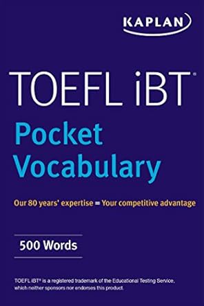 toefl pocket vocabulary paperback kaplan test prep 1st edition kaplan test prep 1506247806, 978-1506247809