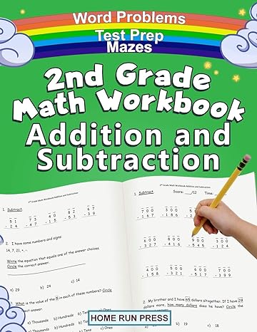 2nd grade math workbook addition and subtraction second grade workbook timed tests ages 4 to 8 years 1st