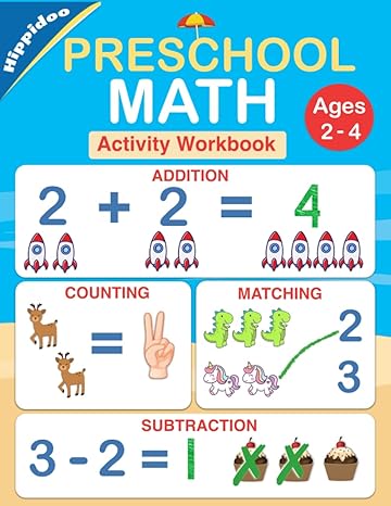 preschool math workbook number tracing addition and subtraction math workbook for toddlers ages 2 4 and pre k