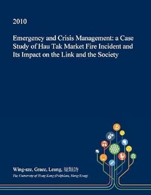 emergency and crisis management a case study of hau tak market fire incident and its impact on the link and