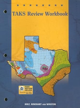 taks review workbook 1st edition inc. holt, rinehart, and winston 0030690765, 978-0030690761