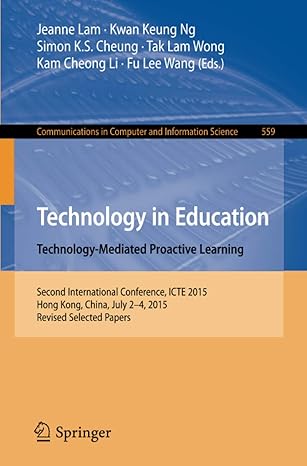 technology in education technology mediated proactive learning second international conference icte 2015 hong