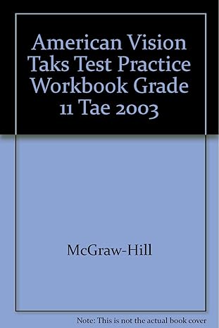 american vision taks test practice workbook grade 11 tae 2003 1st edition mcgraw hill 0078313716,