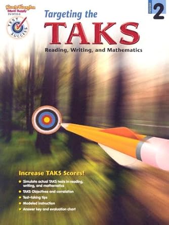 targeting the taks reading writing and mathematics grade 2 1st edition steck vaughn 0739897330, 978-0739897331