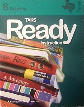 taks ready test practice 8 reading 8th grade 1st edition jo pitkin 0760960356, 978-0760960356