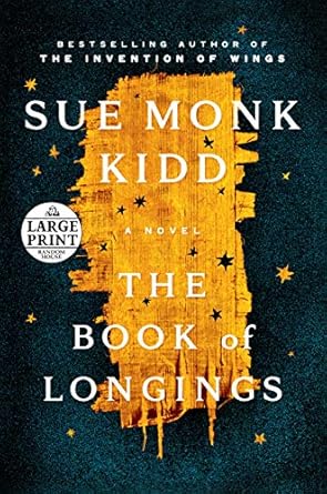 the book of longings a novel large type / large print edition sue monk kidd 0593285964, 978-0593285961