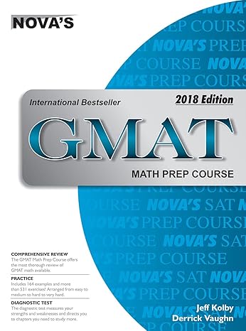 gmat math prep course   paperback jeff kolby 2018th edition jeff kolby 9387766551, 978-9387766556