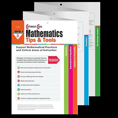 common core mathematics tips and tools grade 8 teacher resource 1st edition dana conaty 1478808284,