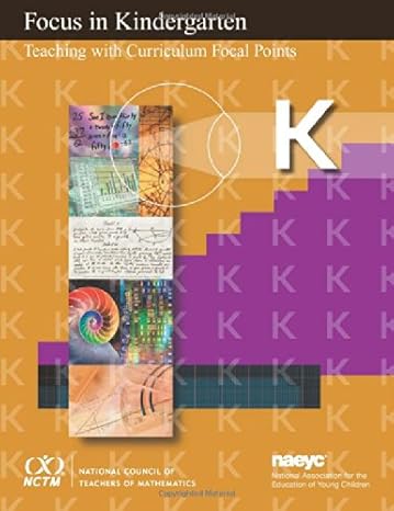 focus in kindergarten teaching with curriculum focal points 1st edition karen c fuson ,douglas h clements