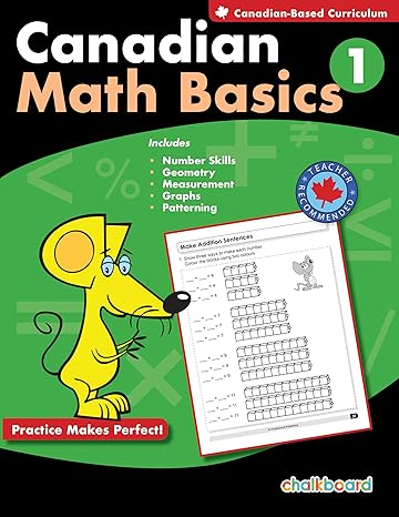 canadian math basics grade 1 1st edition demetra turnbull 0978075609, 978-0978075606