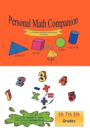 personal math companion 1st edition marsha p smith 145359311x, 978-1453593110