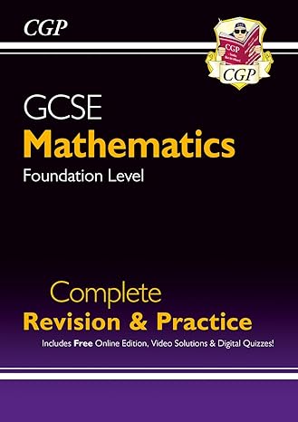 gcse maths comp revi and pract foundation 1st edition cgp books 1782943838, 978-1782943839