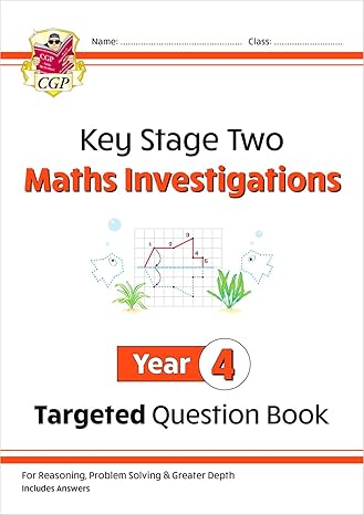 new ks2 maths investigations year 4 targeted question book 1st edition cgp books 1789088968, 978-1789088960