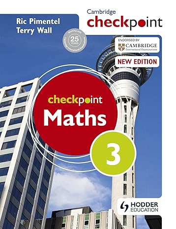 cambridge checkpoint maths students book 3 new edition terry wall ,ric pimentel 1444143999, 978-1444143997